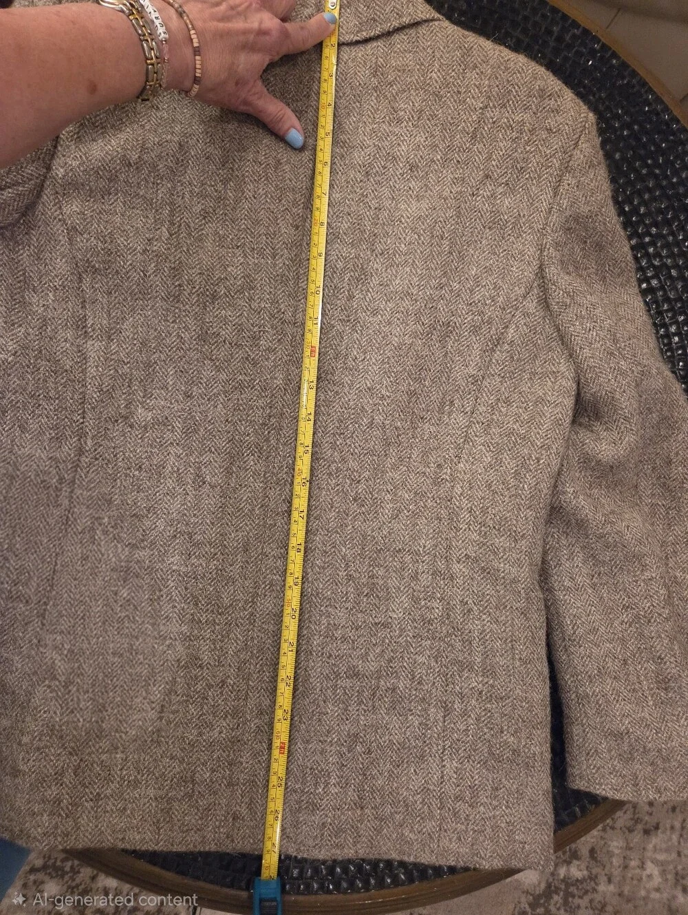 Duckenfield's Herdwick Wool Tweed Skirt Suit -Great Britain, Neutral Brown